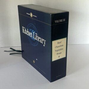 Williams-Sonoma Kitchen Library Vol III Set Of 4 HC Cookbooks Soup Beef Veg Choc